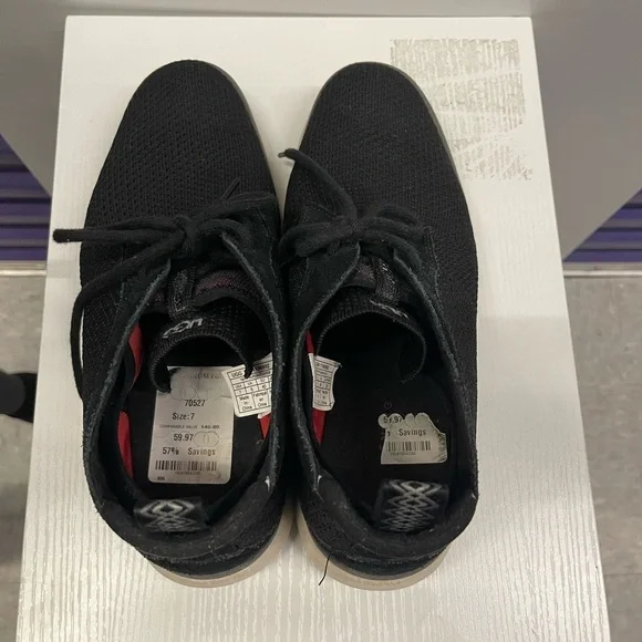 UGG Black Mesh Lace-Up Shoes - Picture 3 of 4